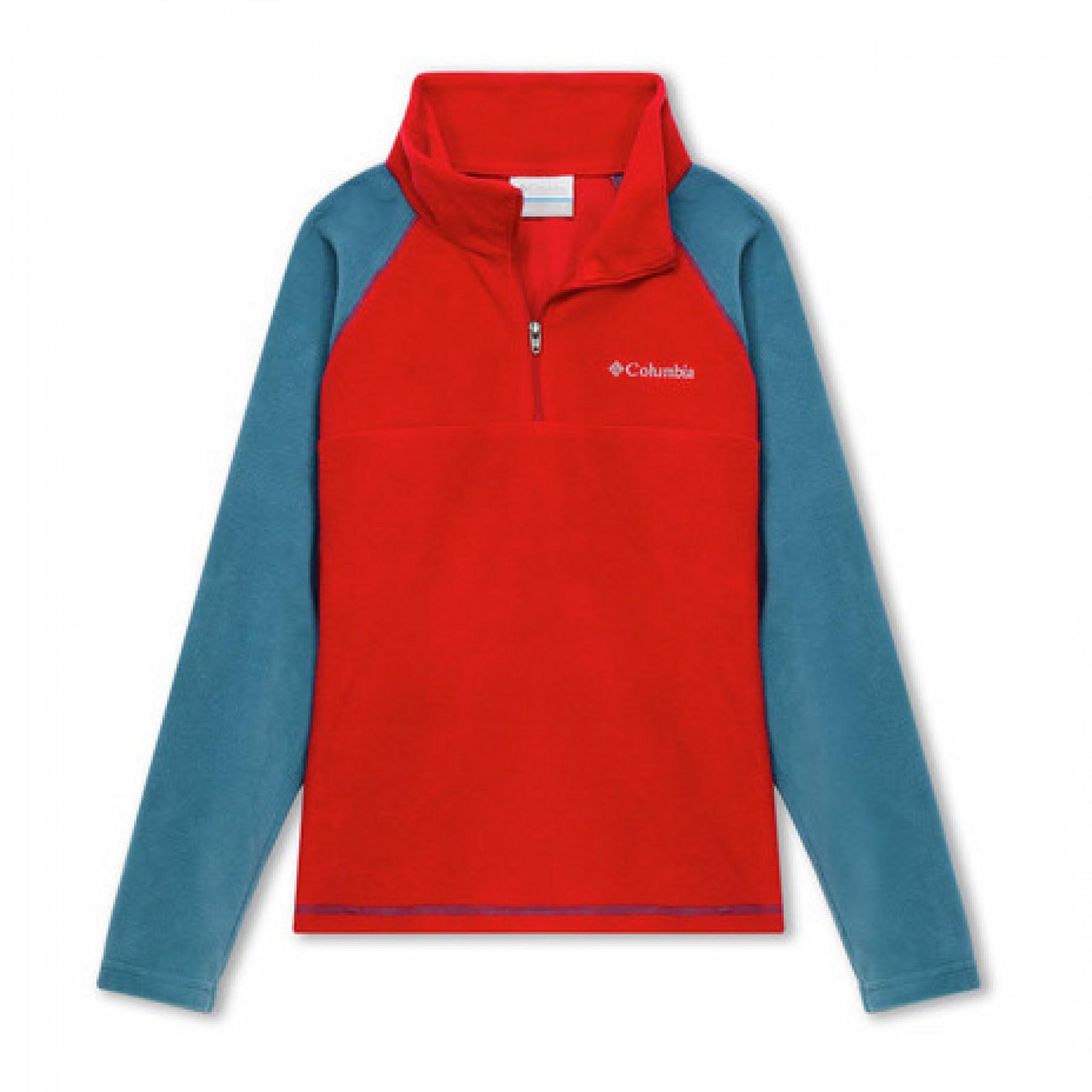 Sweatshirt 1/2 zip child Columbia Glacial