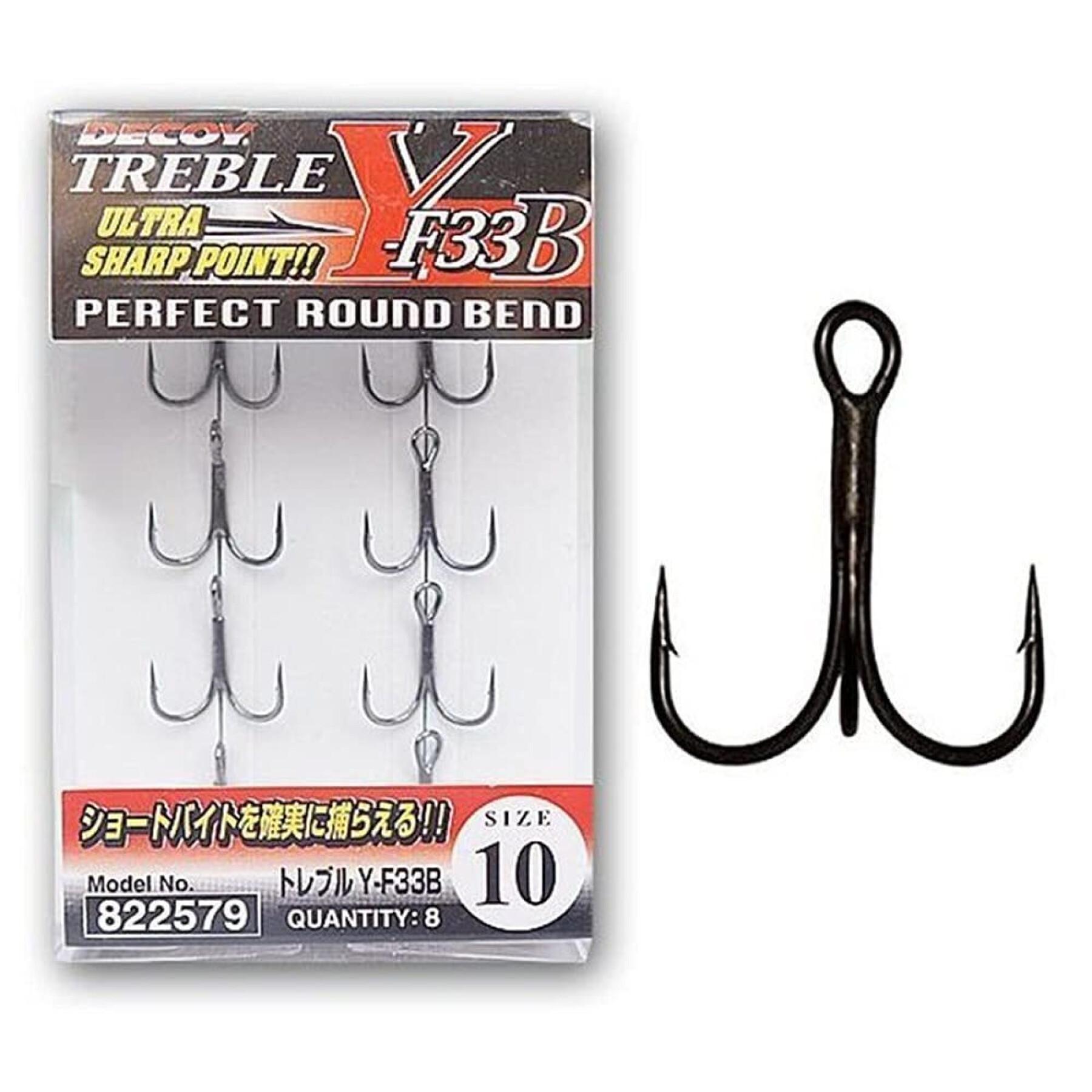 Triple hooks Decoy YF 33 B (x8) - Mounts - Predator - Fishing