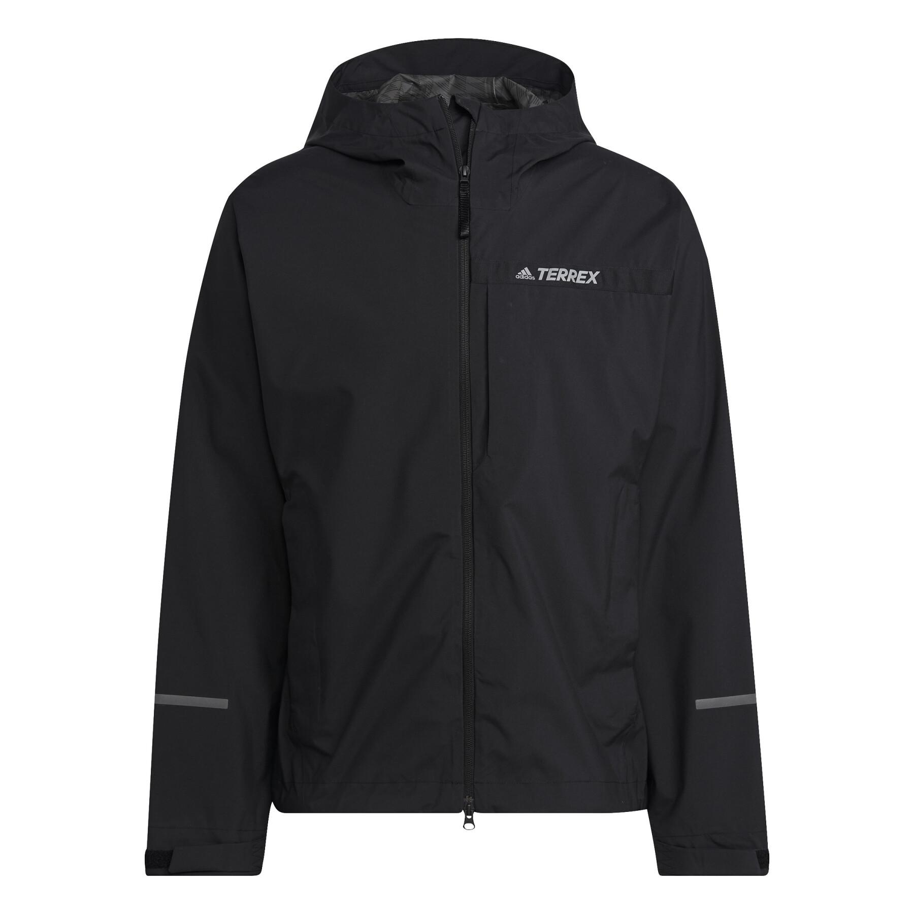 2.5 layer waterproof Jackets adidas - - Terrex jacket Hiking Clothing Rain.Rdy - Multi