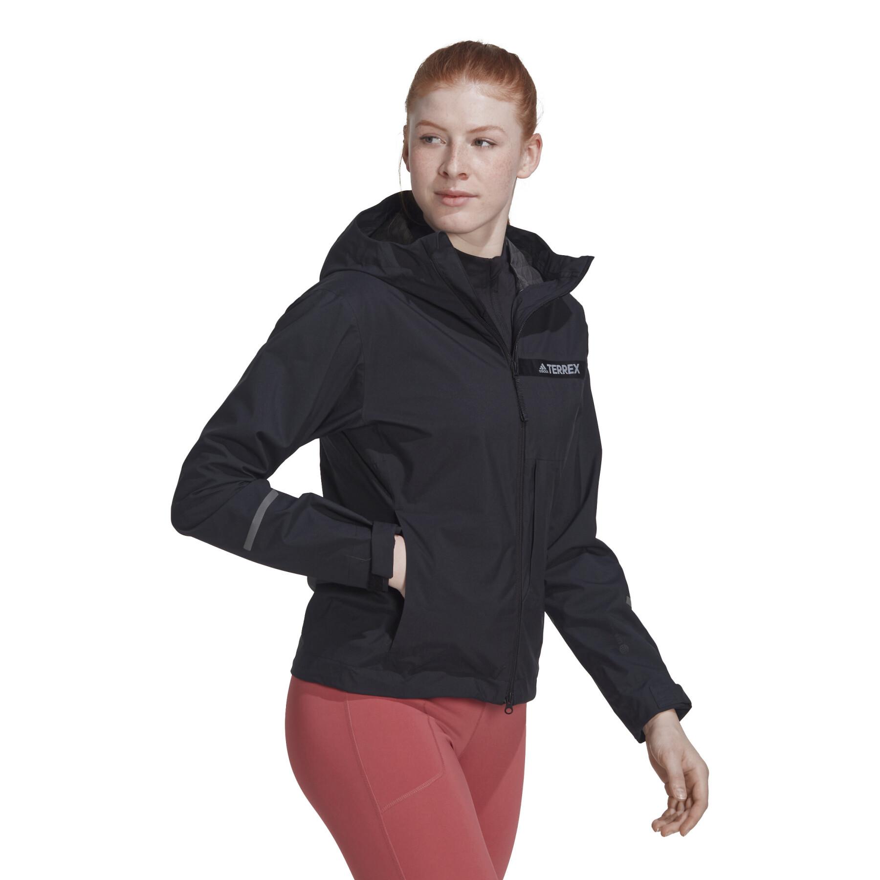 2.5 layer waterproof jacket for women adidas Terrex Multi Rain.Rdy