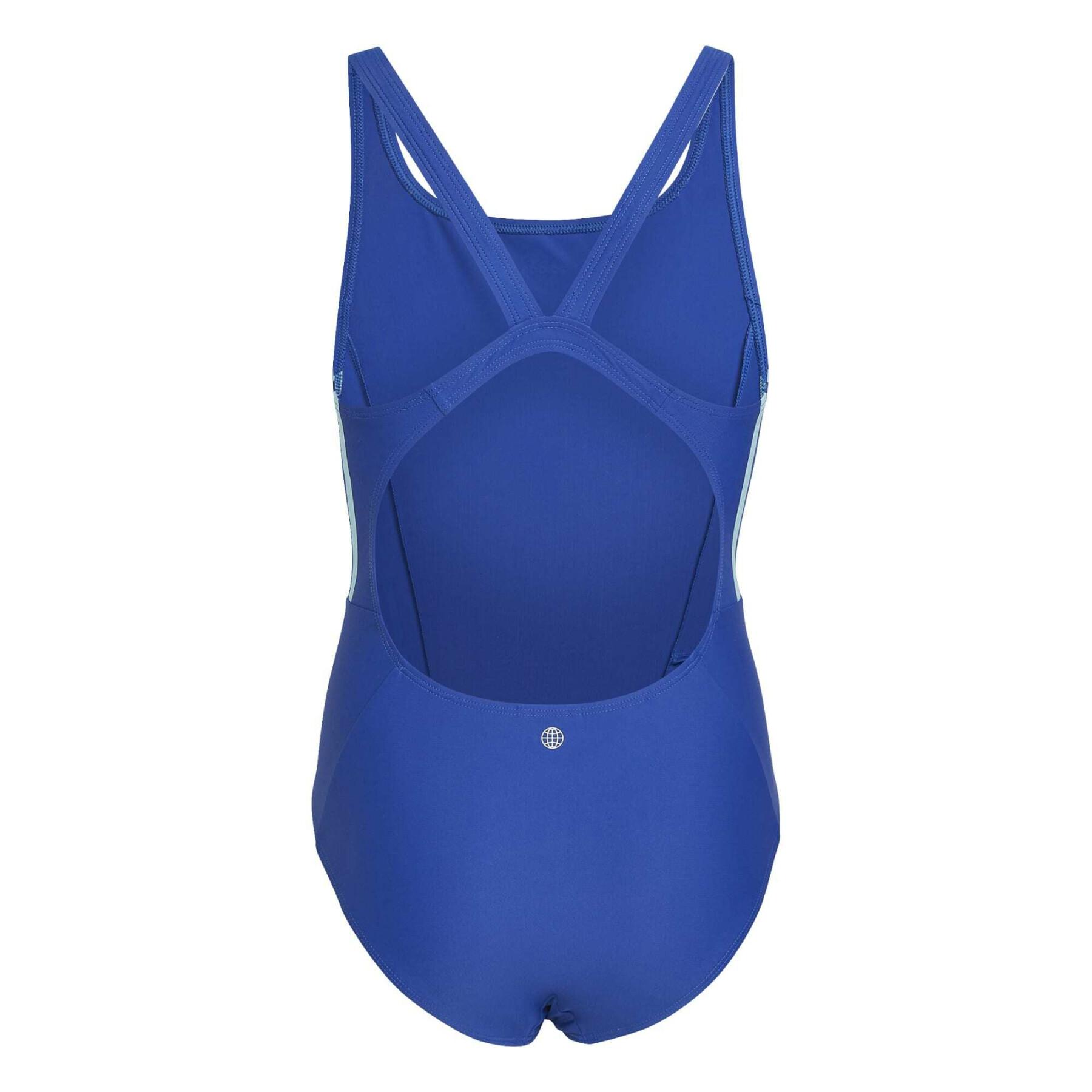 1-piece swimsuit for girls adidas 28 YG 3S MID