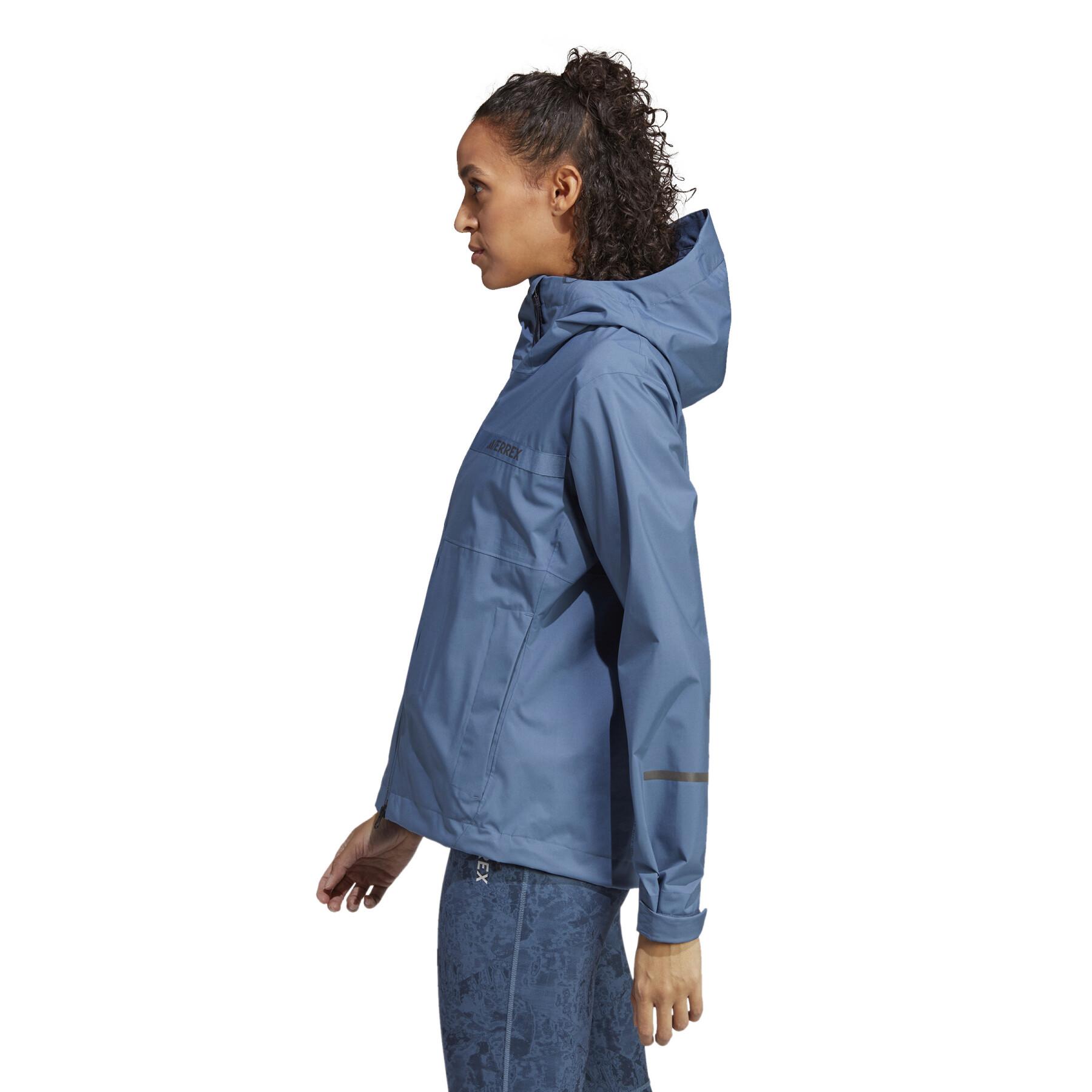 2.5 layer waterproof jacket for women adidas Terrex Multi Rain.Rdy