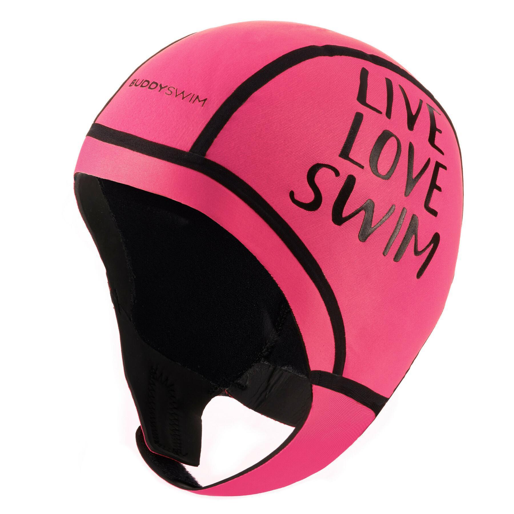 Women's neoprene swim cap BuddySwim Trilaminate warmth