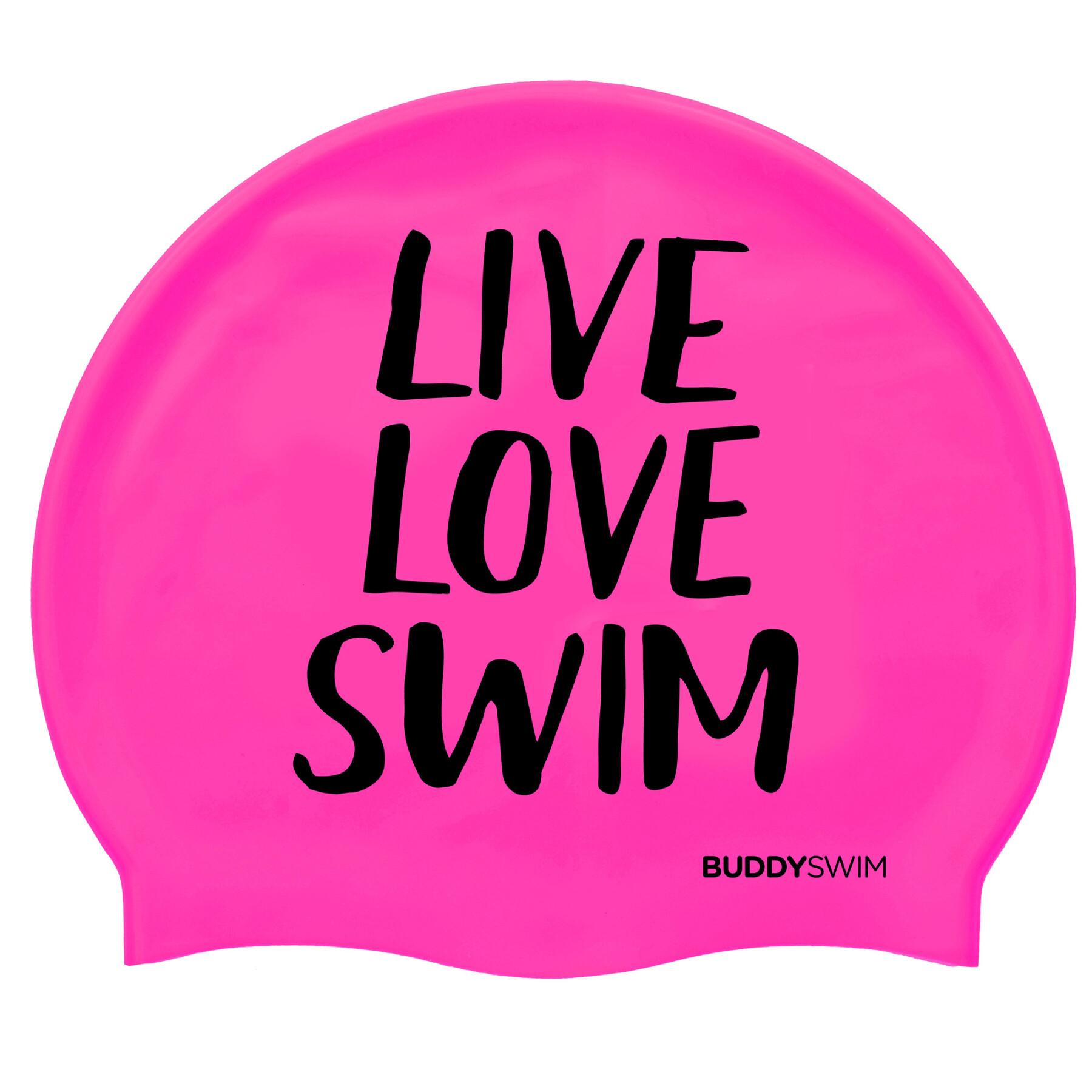Silicone bathing cap BuddySwim LLS