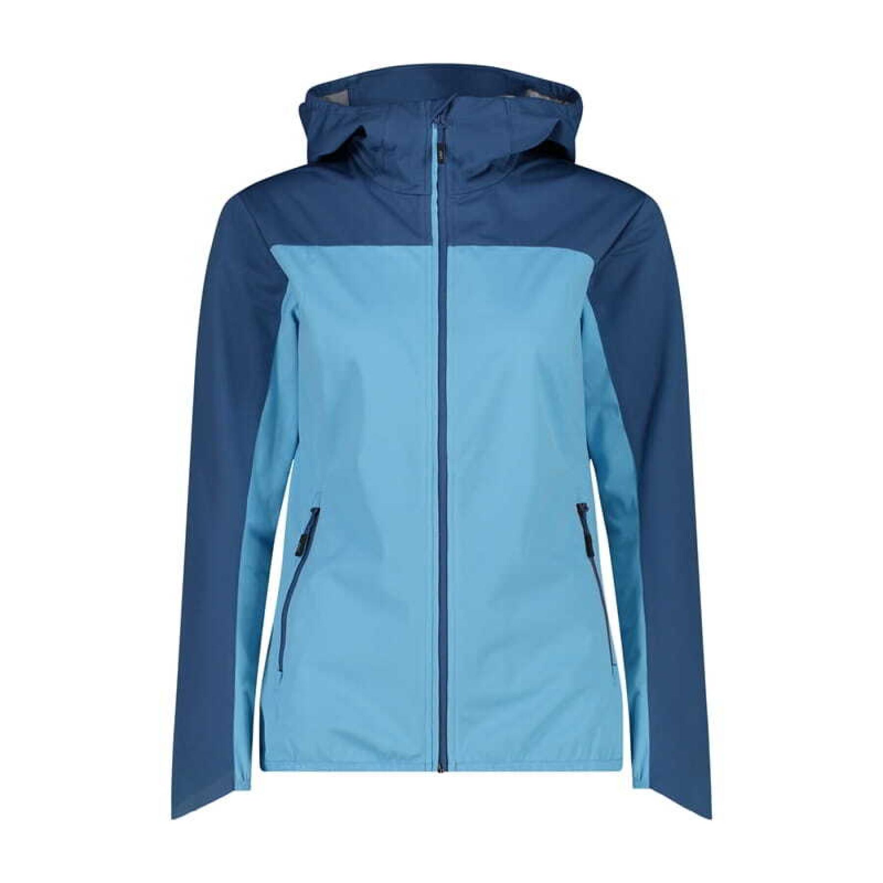 Women's hooded waterproof jacket CMP - Classic hiking - Practices - Hiking