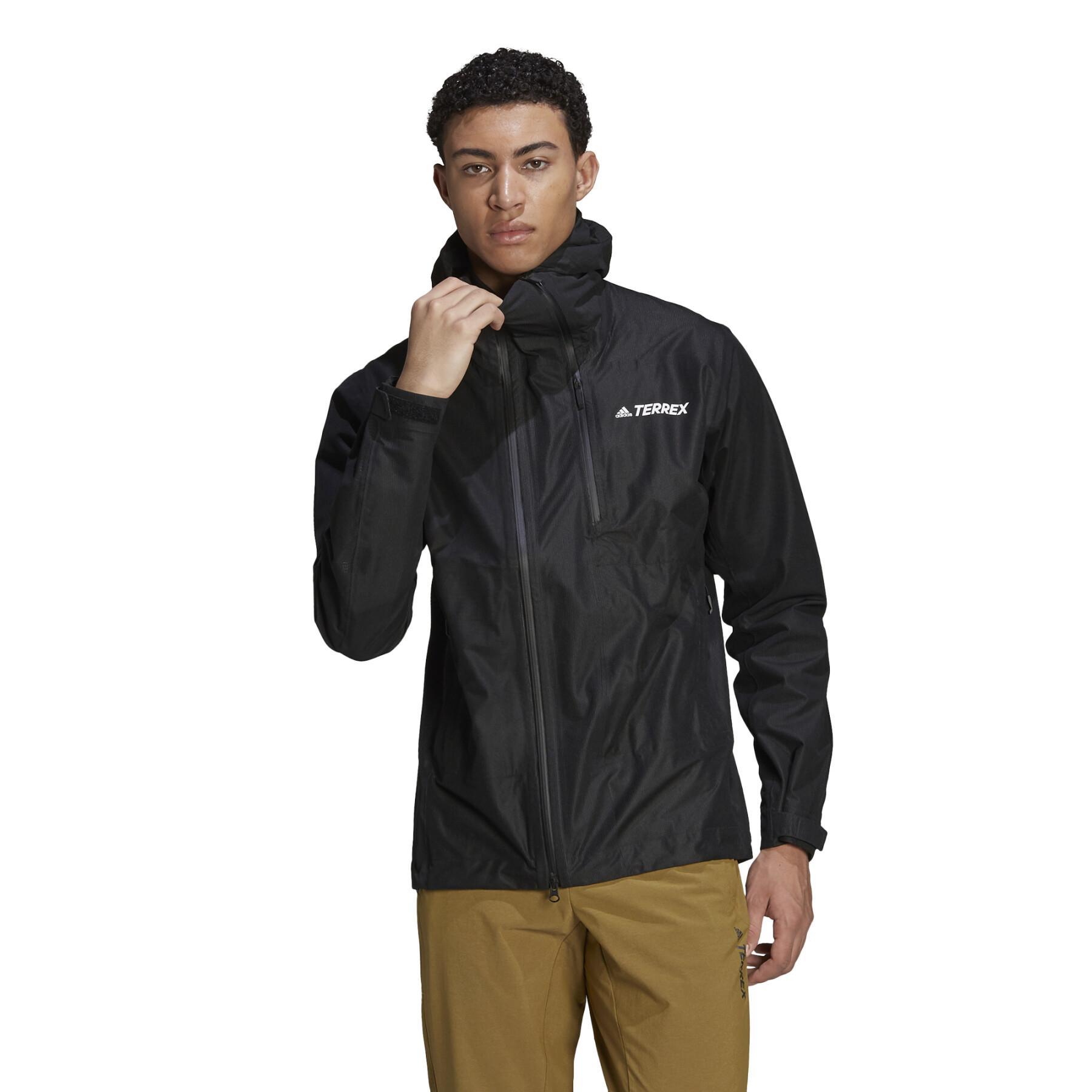 Rain jacket adidas Terrex Primeknit