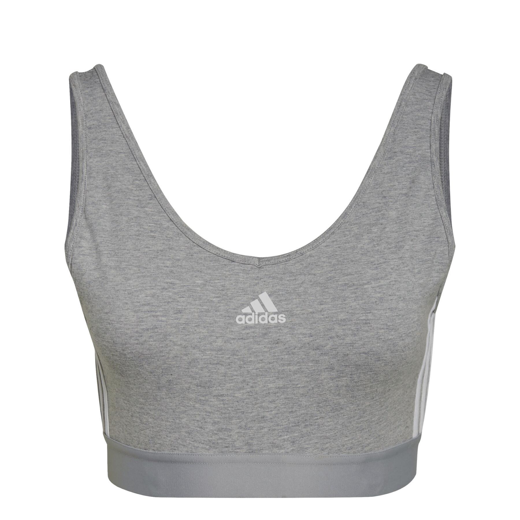 Bra with removable pads for women adidas Essentials 3-Stripes