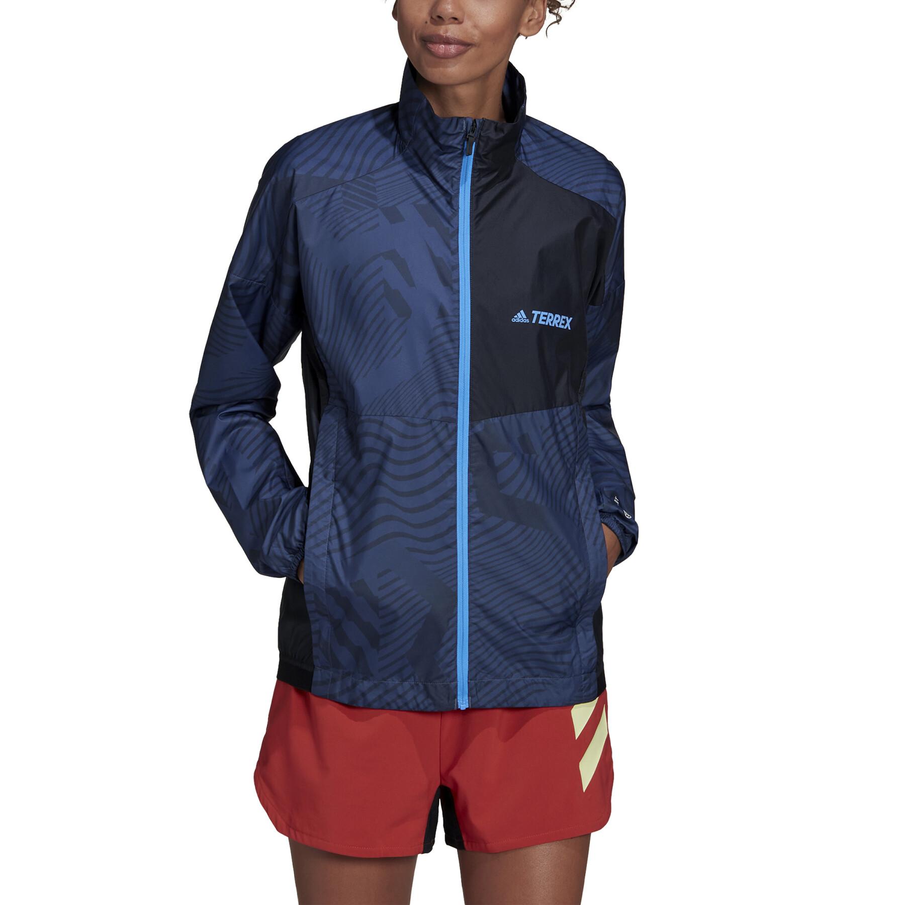Women's waterproof jacket adidas Terrex Trail