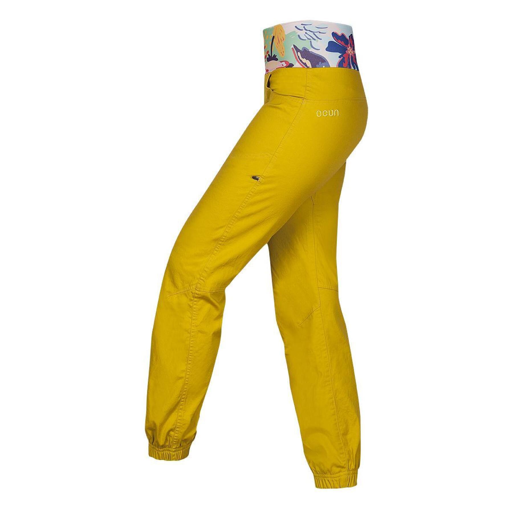 Women's pants Ocun Sansa yellow