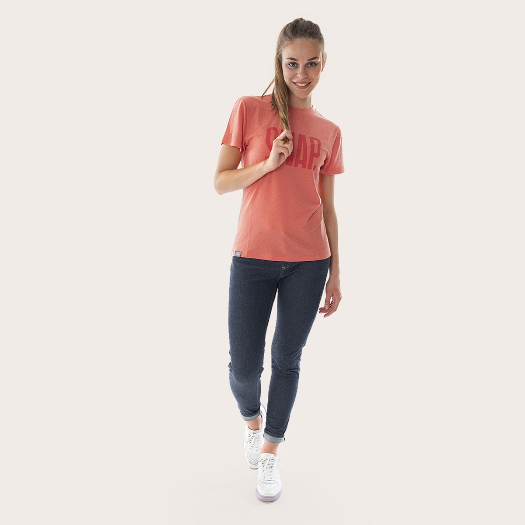 Women's short sleeve merino technical t-shirt Snap Climbing