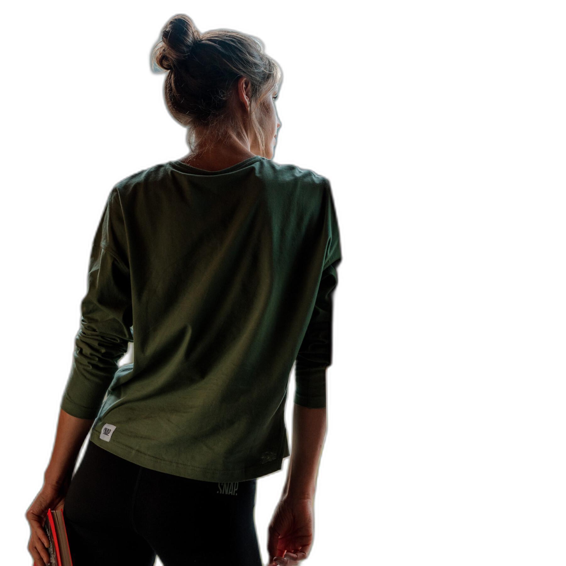 Women's long sleeve pocket t-shirt Snap Climbing