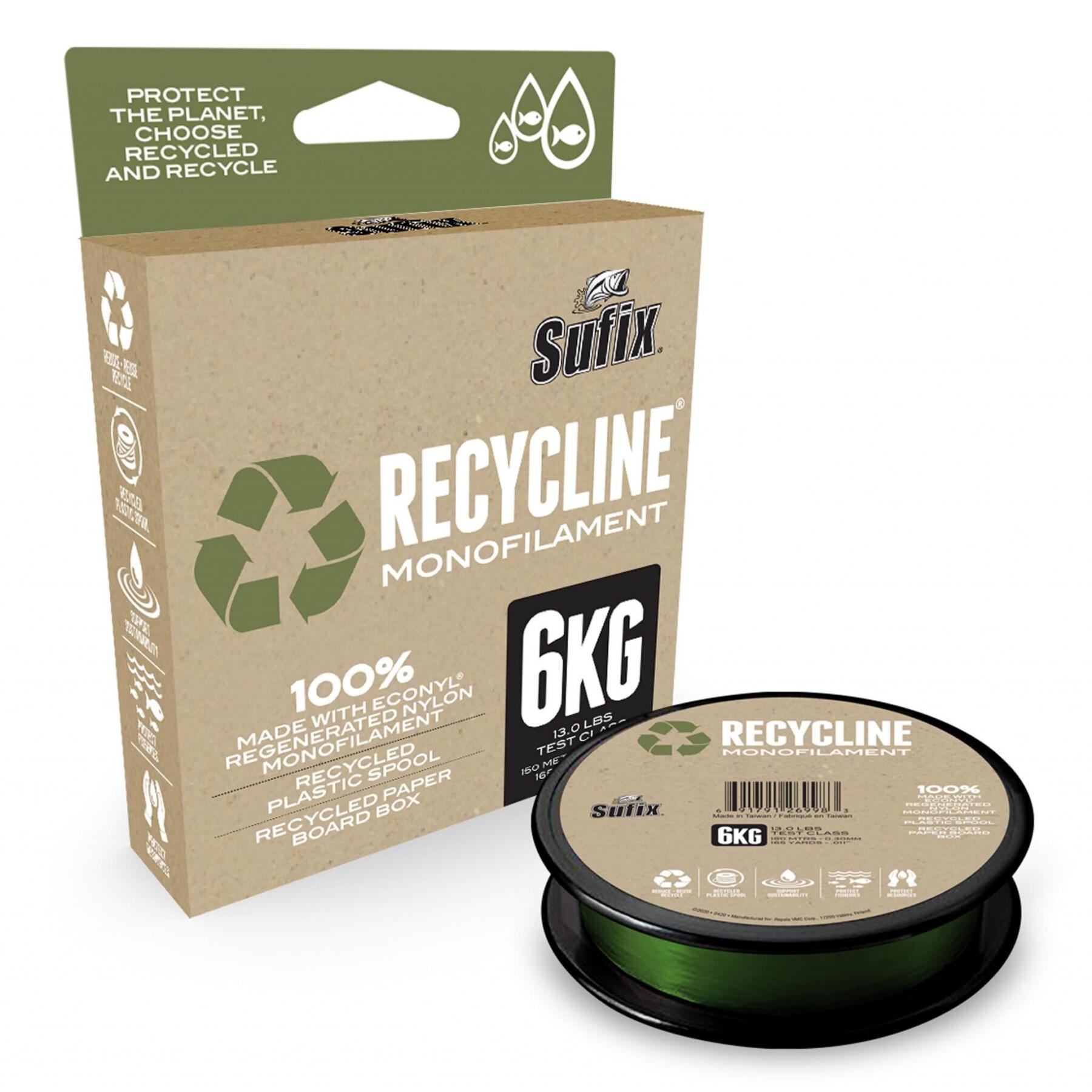 Recycled monofilament Sufix 300 m