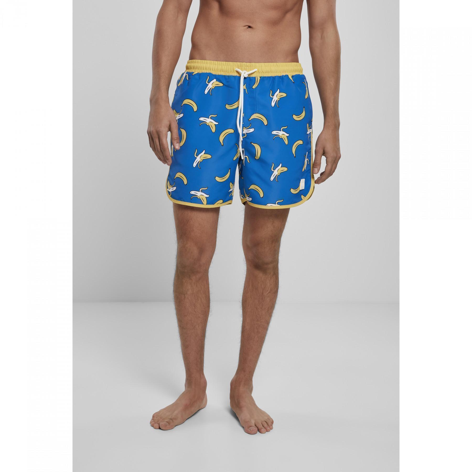 Swim shorts Urban Classics pattern retro (grandes tailles)