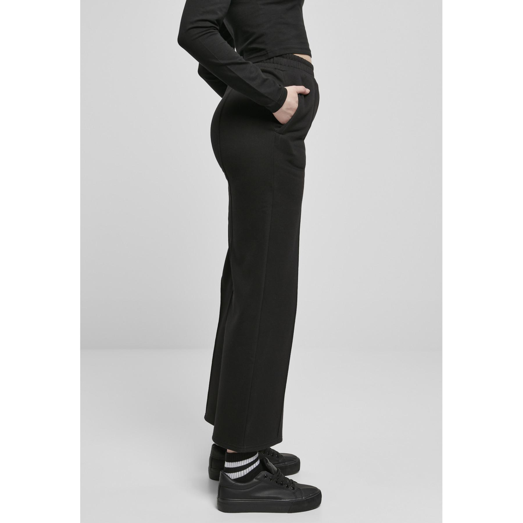 Women's trousers Urban Classics straight pin tuck