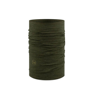 Necklace Buff lightweight merino wool solid bark