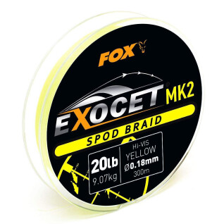 Braided wire Fox Exocet MK2 Spod 0.18mm/20lb x300m