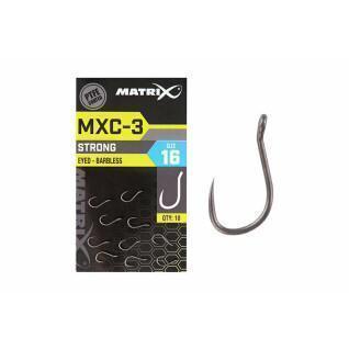 Barbless hooks Matrix MXC-3 Eyed (PTFE) x10