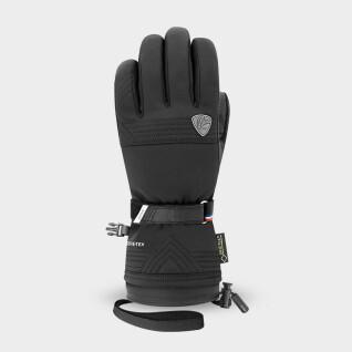 Ski gloves leather goose down woman Racer gore-tex softshell