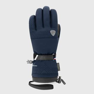 Ski gloves leather goose down woman Racer gore-tex softshell
