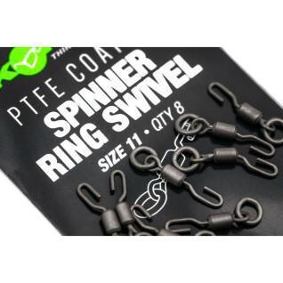 Swivel Korda PTFE Spinner Ring Swivels T11 (8pcs)