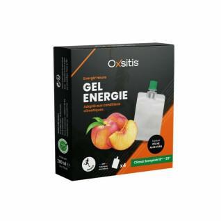 Energy gel for temperate climate - peach Oxsitis Energiz'heure