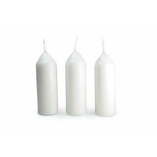 3 white paraffin candles for original lantern 9 hours each Uco