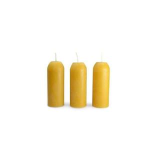 3 real beeswax candles for original lantern 12/15 hours each Uco