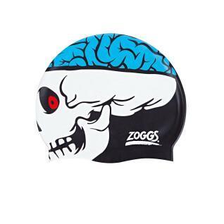 Multicolored silicone bathing cap with child character Zoggs
