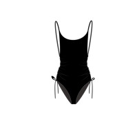 Women's 1-piece swimsuit Banana Moon Nessy Black